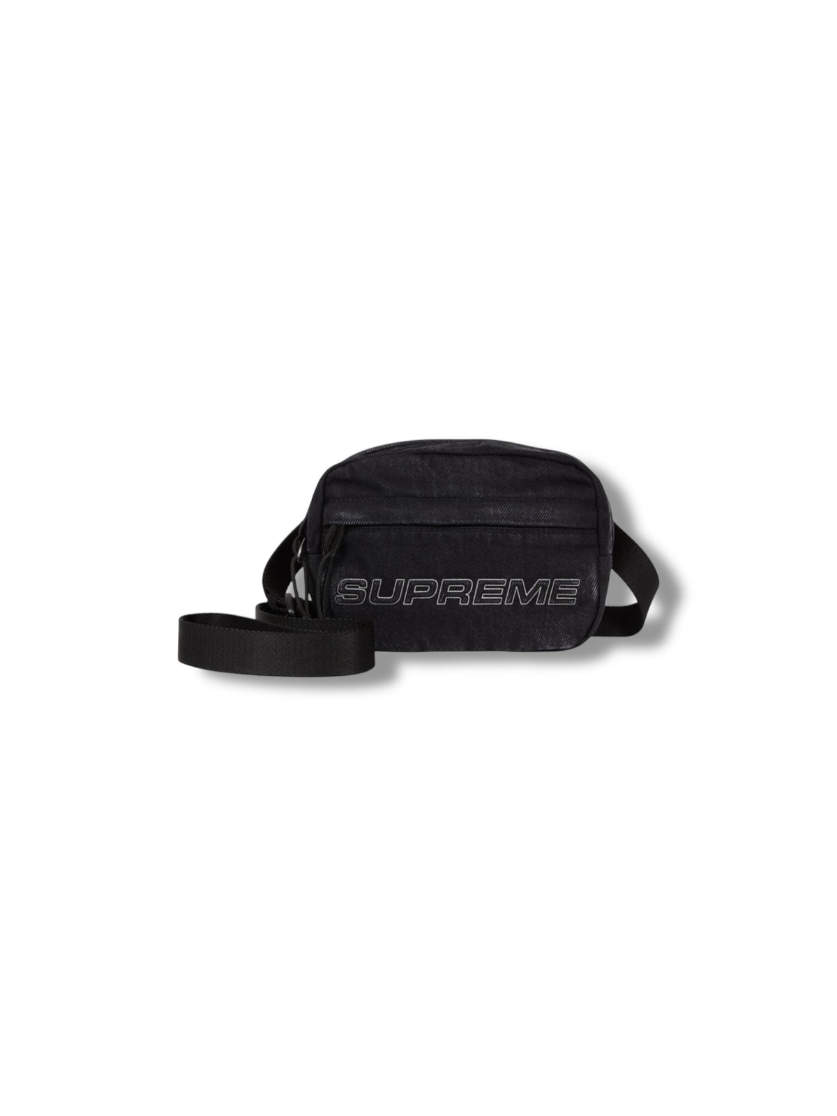 Supreme Denim Mini Shoulder Bag "Black"