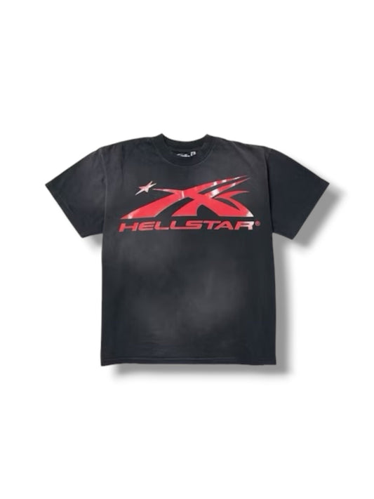 Hellstar Sport Logo Gel Tee "Black"