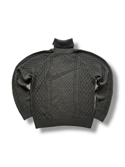 Nike Knit Turtle Neck Sweater Olive