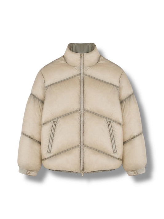 REPRESENT Washed Puffer Jacket "Wheat"