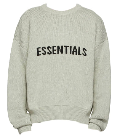 Fear of God Essentials Knit Crewneck Concrete