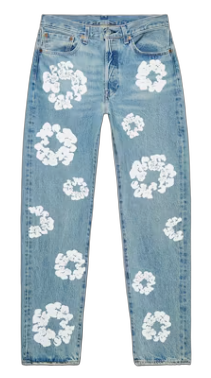 Denim Tears x Levi's Cotton Wreath Jean Light Wash