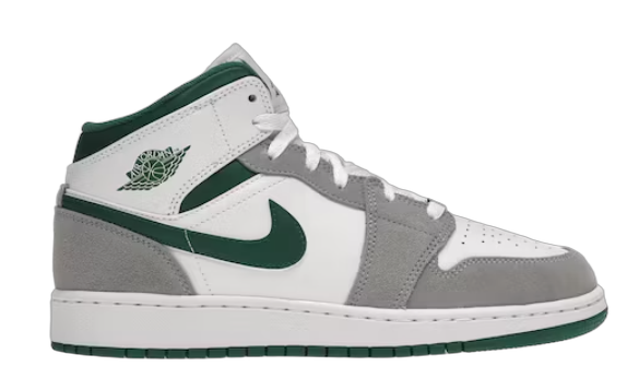 Jordan 1 Mid SE White Pine Green Smoke Grey (GS)