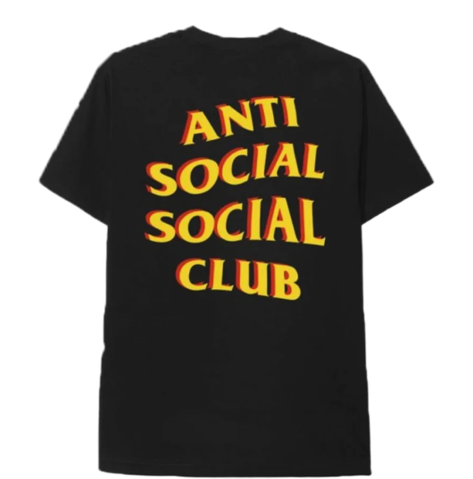 Anti Social Social Club Tee Red/Yellow