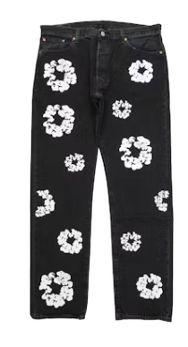 Denim Tears x Levi's Cotton Wreath Jean Black