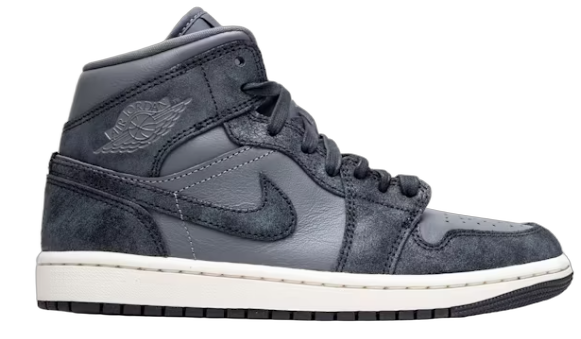 Jordan 1 Mid Distressed Smoke Grey (Women's)