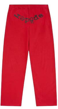 Sp5der VVS WEBSTONE AOP Sweatpant Red