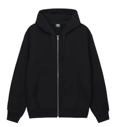 Stussy Buana Stock Zip Hoodie 'Black'