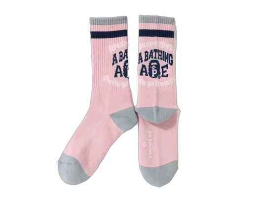 Bape Socks Salmon