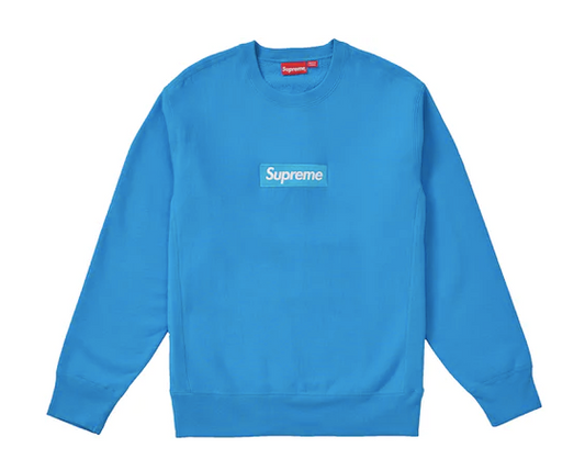 Supreme Box Logo Crewneck (FW18) Bright Royal