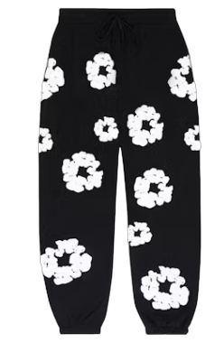 Denim Tears The Cotton Wreath Sweatpants Black