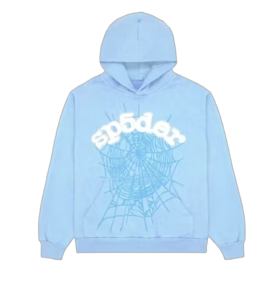Sp5der Web Hoodie Sky Blue (2023)
