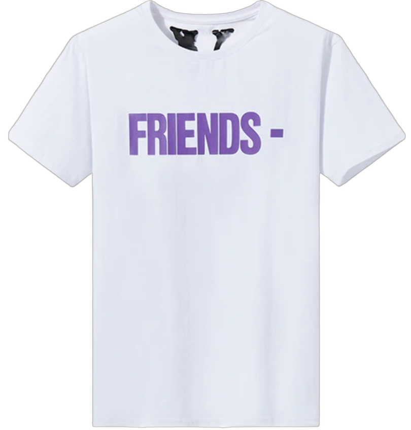 Vlone x Friends Tee White Purple