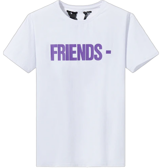 Vlone x Friends Tee White Purple
