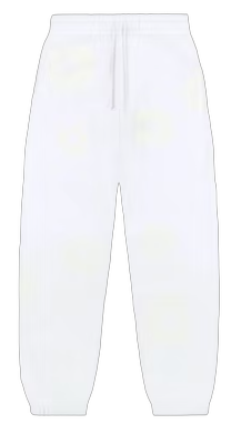 Denim Tears Cotton Wreath Sweatpants White