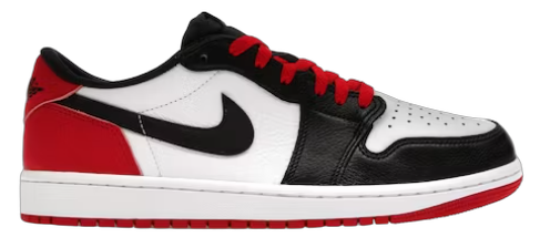 Jordan 1 Retro Low OG Black Toe