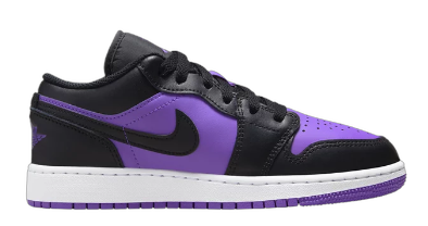 Jordan 1 low `Purple Venom`