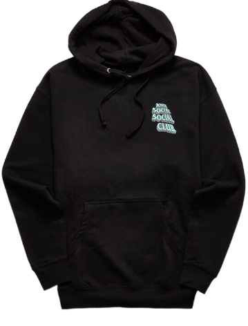 Anti Social Social Club Black & Teal Costumes Hoodie