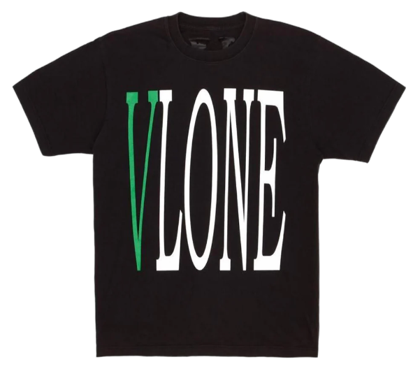 Vlone Green BlackStaple Tee