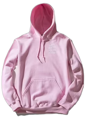 Anti Social Social Club Kkoch Hoodie Pink